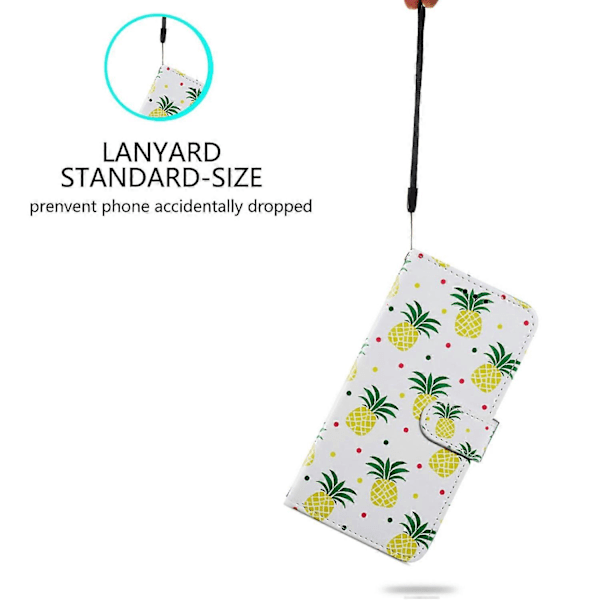 Til Samsung Galaxy A05s 4G Wallet Case PU Læder Mønster Print Telefon Cover Multicolor Style C