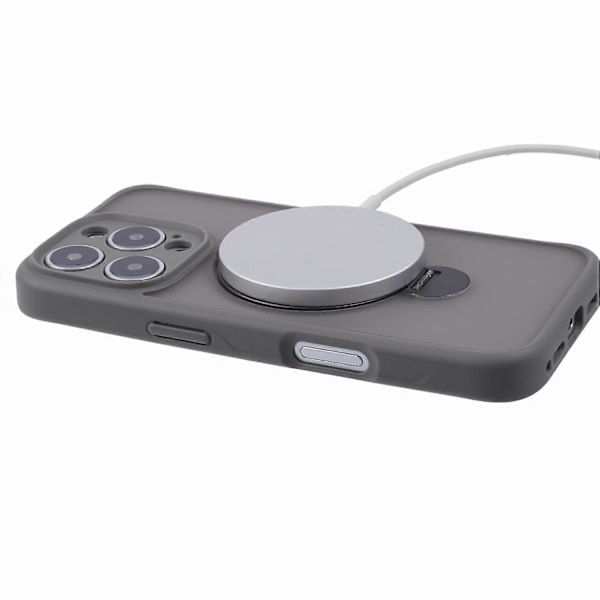 iPhone 16 Pro -kotelo, yhteensopiva MagSafe-yhteensopivan mattapintaisen TPU+PC-pyörivän jalustan kanssa Multicolor Style A