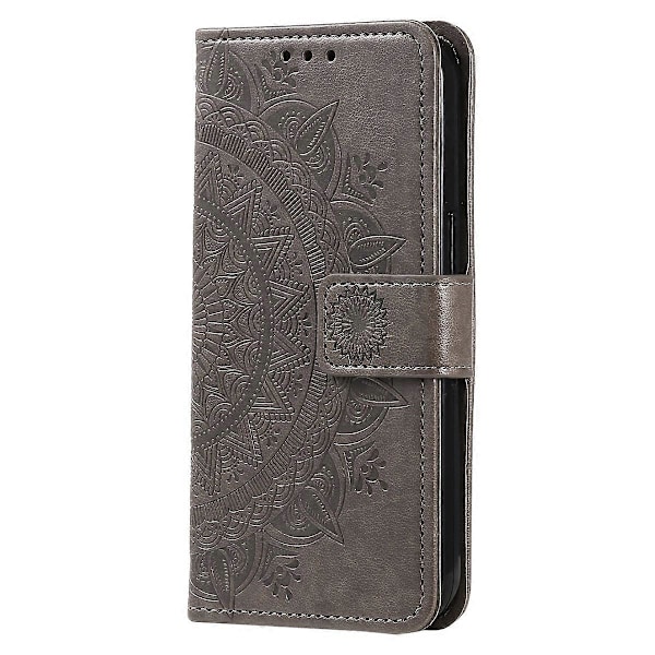Til Samsung Galaxy A16 5G/A16 4G Etui Præget Totem PU Læder Wallet Stand Telefon Cover Multicolor Style E