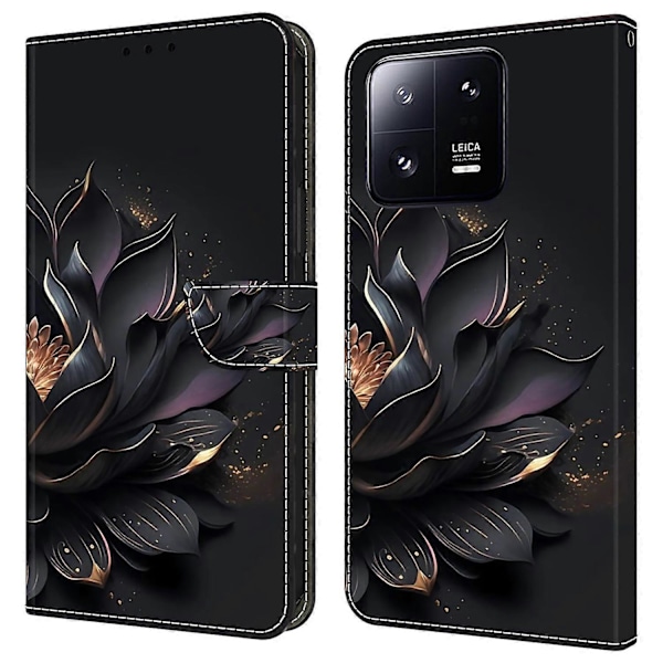 Wallet Case til Xiaomi 13 Pro 5G Etui Mønsterprint Læder Flip Telefon Cover Multicolor Style M