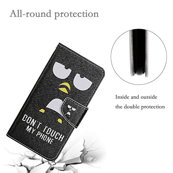 Til Samsung Galaxy A06 Etui Mønsterprint Beskyttende Læder Folio Telefon Cover - Mælkebøtte Multicolor Penguin
