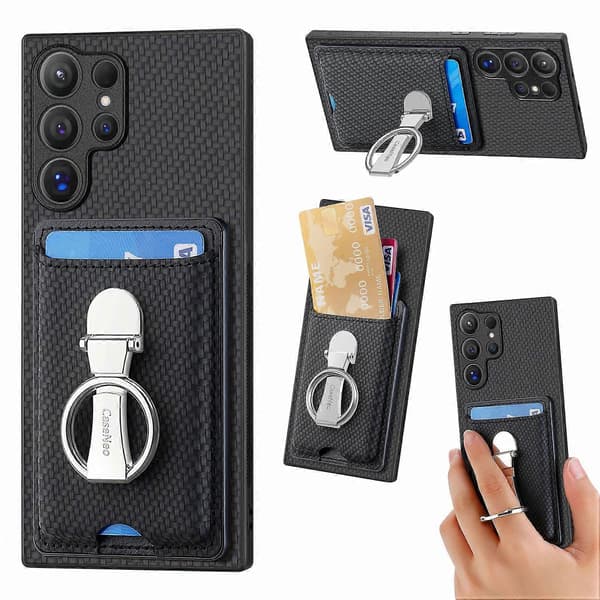 For Galaxy S25 Ultra Telefondeksel Multicolor Black