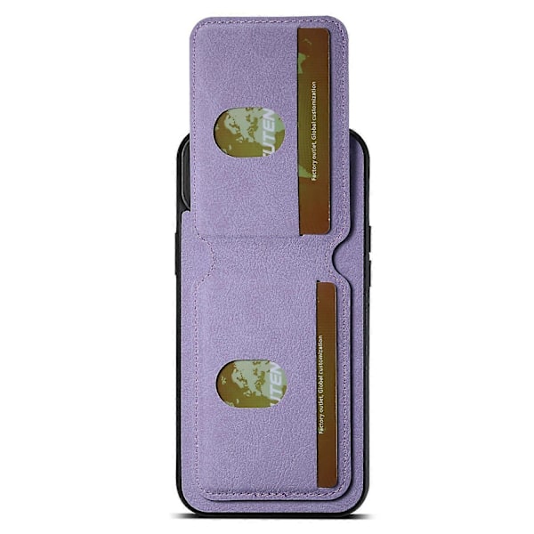 SUTENI H02 Mobilskal för iPhone 14 Plus, Anti-fall Läder Skyddande Baksida Multicolor Style B