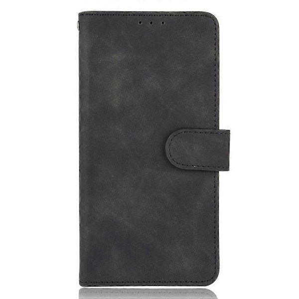 Skin-Touch Ställfunktion PU Läder Skyddande Flip Folio Fodral för iPhone 13 6.1 tum Multicolor Style A