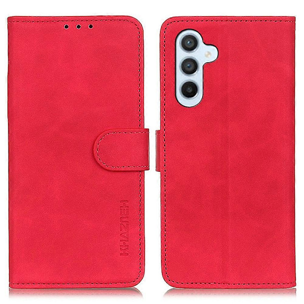 KHAZNEH Læder Wallet Mobiltelefon Cover til Samsung Galaxy A15 4G (Retro Tekstur) Multicolor Style B