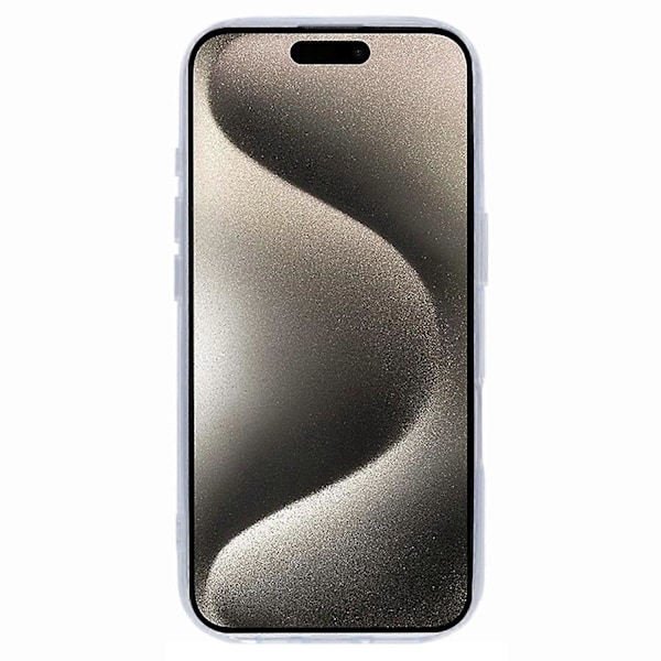 KIGC Genomskinligt Skal för iPhone 15 Pro TPU+PC Skyddande Stöttåligt Telefonskal