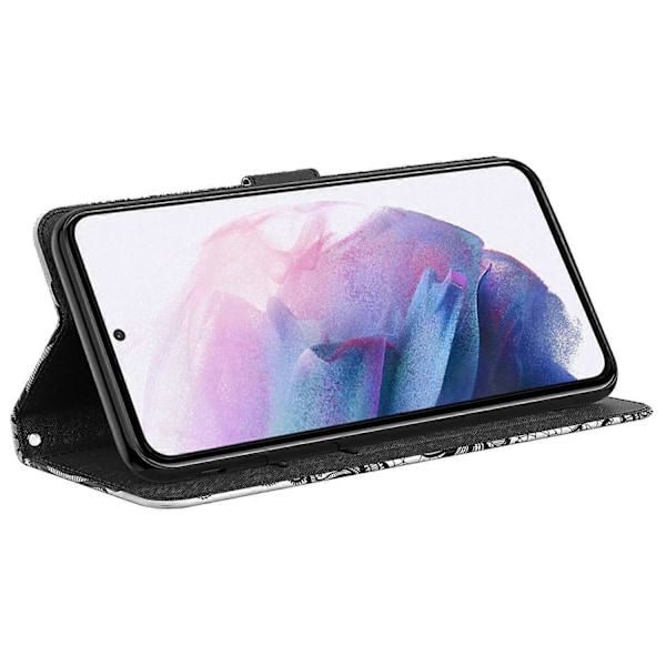 För Samsung Galaxy A25 5G Fodral Läder 3D Mönster Telefonskal Multicolor Lace Flower