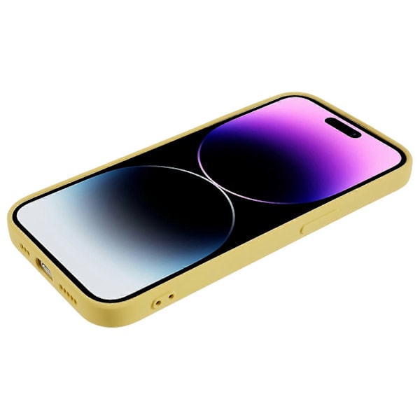 Mjukt TPU-gummiskal för iPhone 14 Pro, reptåligt fiberskyddsfodral Multicolor Style B