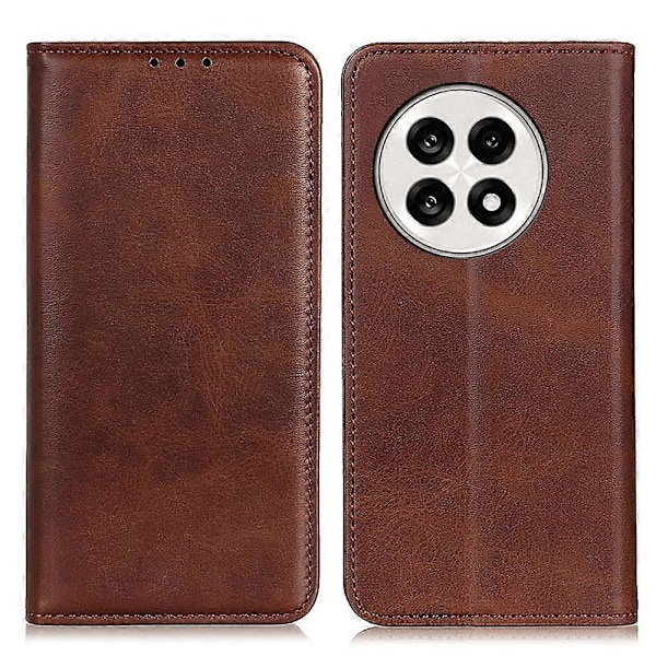Halkonahkainen suojakotelo OnePlus 13R 5G/Ace 5 Pro 5G -puhelimelle, lompakkomallinen Multicolor Coffee
