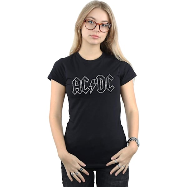 AC/DC Dame Jagged Logo T-shirt Voksen S-3XL Txu132 Black L