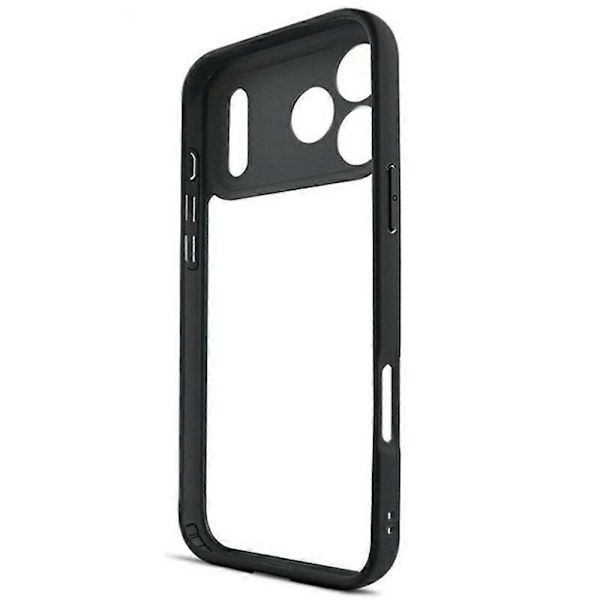 IPhone 17 Pro -kotelo, iskunkestävä PC+TPU kirkas takakansi