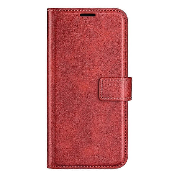 Til Samsung Galaxy S25 Ultra Stand Case Anti-Scratch Kalvetekstur Læder Telefon Cover Multicolor Style B
