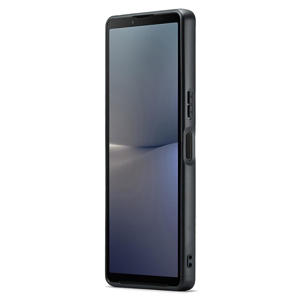 För Sony Xperia 10 V Case Mobiltelefon Pu Läder+pc+tpu cover Coffee