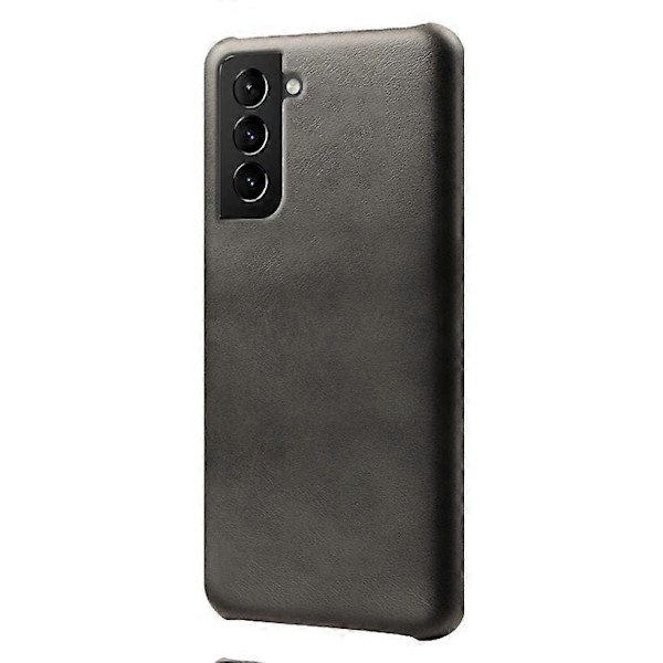 KSQ Glat PU Læder Overfladebelagt PC Telefon Cover til Samsung Galaxy S22 5G Multicolor Style C