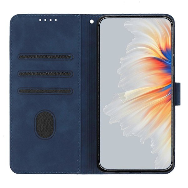 YX0030 PU Læder Wallet Case med Præget Stander Flip Telefon Cover til Samsung Galaxy S23 FE Multicolor Style F