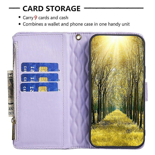 til Xiaomi Poco F5 5G/Redmi Note 12 Turbo Lynlåslomme Stativ Cover PU Læder Wallet Telefon Cover Multicolor Style E