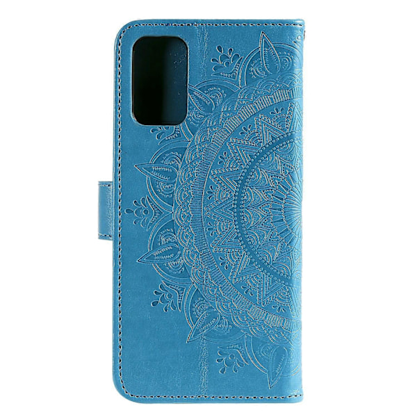 Præget Mandala Blomst Pung Læder Etui med Rem til Samsung Galaxy A52 4G/5G/A52s 5G Multicolor Style C