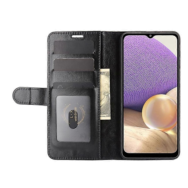 Wallet Design Læder Cover Stand Case til Samsung Galaxy A32 5G/M32 5G Multicolor Style C