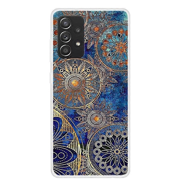 Mönstertryckt Flexibelt TPU-telefonskal för Samsung Galaxy A52 4G/5G/A52s 5G Multicolor Style K