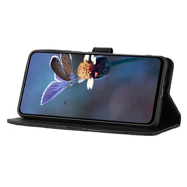 Blommig PU-läder plånboksfodral med stativ för iPhone 12 Pro Max 6,7 tum Multicolor Style E