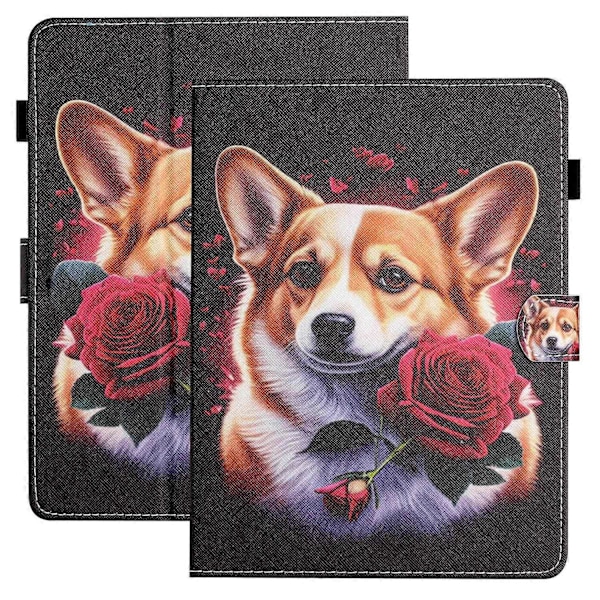 7-tommers Universal Tablet Case PU Læder Mønster Stand Kort Holder Beskyttelsescover Multicolor Style A