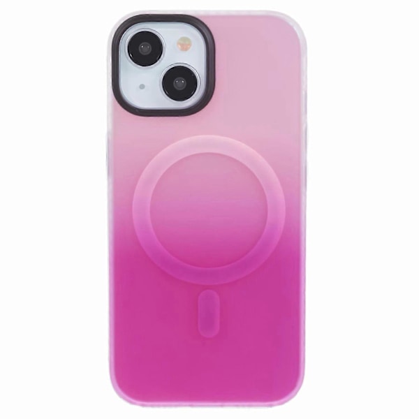 MP Series Til iPhone 13 Kompatibel med MagSafe IMD TPU+Akryl Telefon Cover Multicolor Gradient Rose