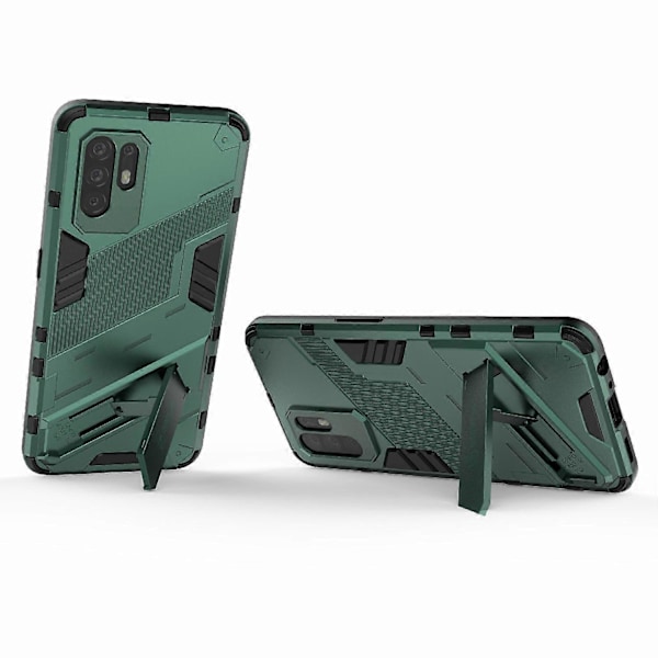 Vikbart Ställ Design PC + TPU Hybrid Telefonskydd Skal för Oppo Reno5 Z 5G Multicolor Style D