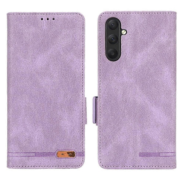 Til Samsung Galaxy M54 5G/F54 5G Wallet Telefon Cover Hardware Dekor PU Læder Cover med Støttefod Multicolor Style D