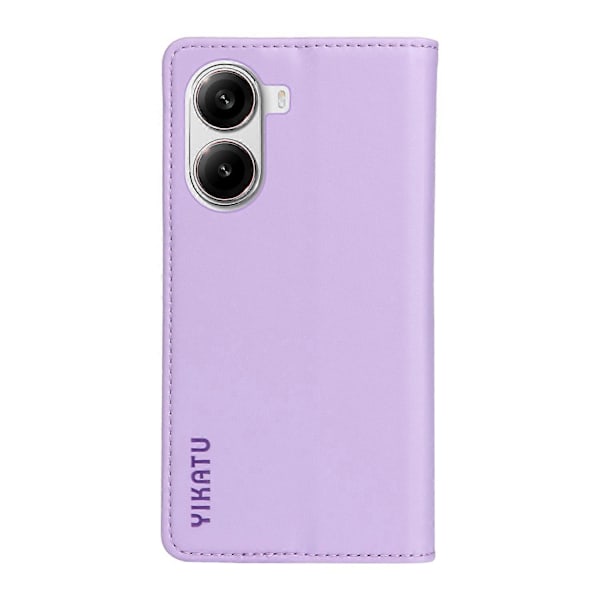 Til Xiaomi Redmi Turbo 4 5G/Poco X7 Pro 5G Telefoncovers YIKATU Magnetisk Lukning PU Læder Mobil Cov Multicolor Light Purple