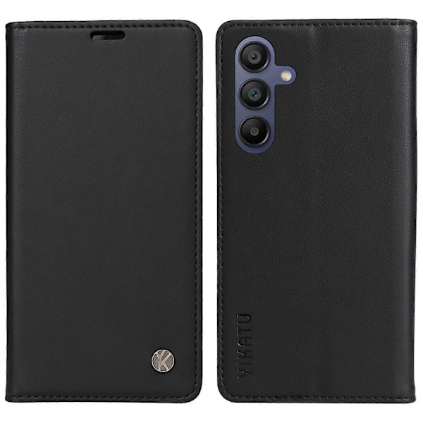 YIKATU YK-001 Fodral för Samsung Galaxy A26 5G/A16 4G Ställ Läder Telefonskal Stark Stängning Multicolor Black