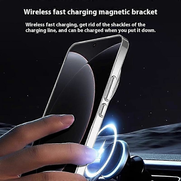 Xiaomi 15 Ultra -kotelo, yhteensopiva MagSafe-linssisuojan ja jalustan kanssa, kirkas PC-takakansi Multicolor Transparent