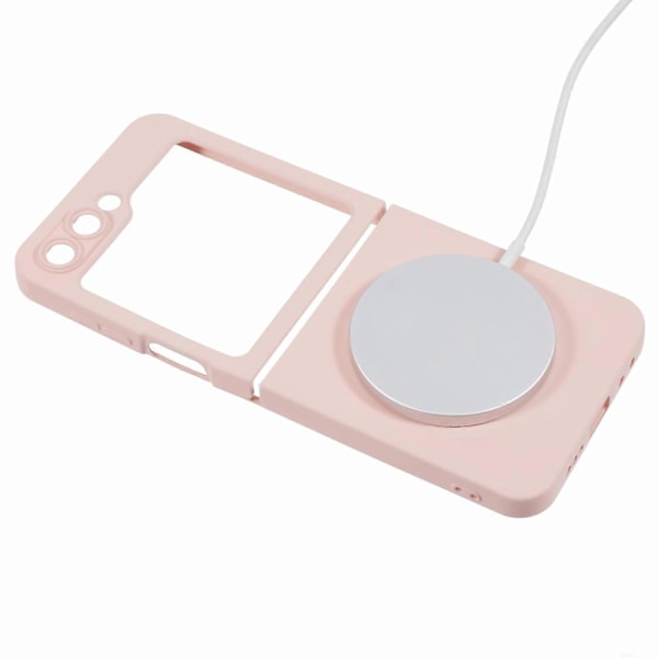 Skal för Samsung Galaxy Z Flip6 5G Kompatibelt med MagSafe Stöttåligt TPU Telefonskal - Svart Multicolor Pink