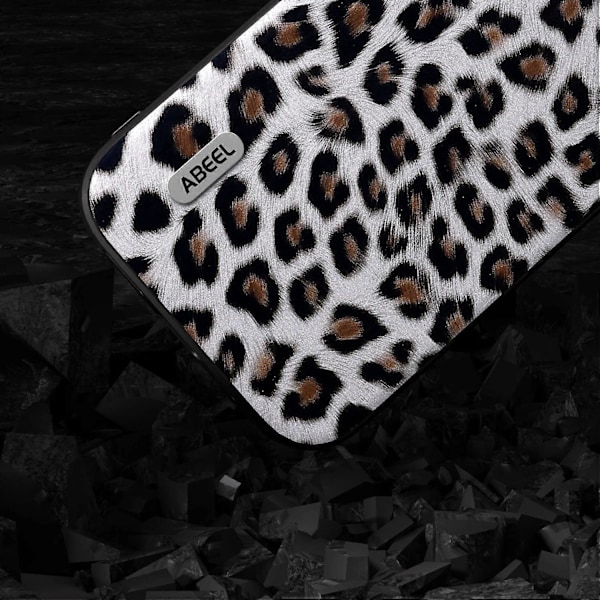 Til iPhone 15 Plus Telefon Cover Leopard Tekstur PU Læder+TPU+PC Beskyttelses Cover Multicolor Style A