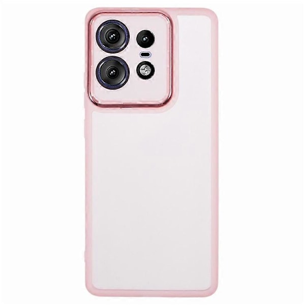 WANLONFENG DKSM -sarja Motorola Edge 50 Pro 5G TPU -kotelolle, galvanoidulla kehyksellä ja karkaistulla lasilla Multicolor Style D