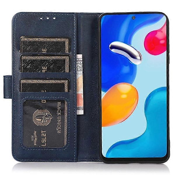 För OnePlus Ace 2 Pro 5G Läderfodral med Plånboksställ i Kohudstruktur Multicolor Style B