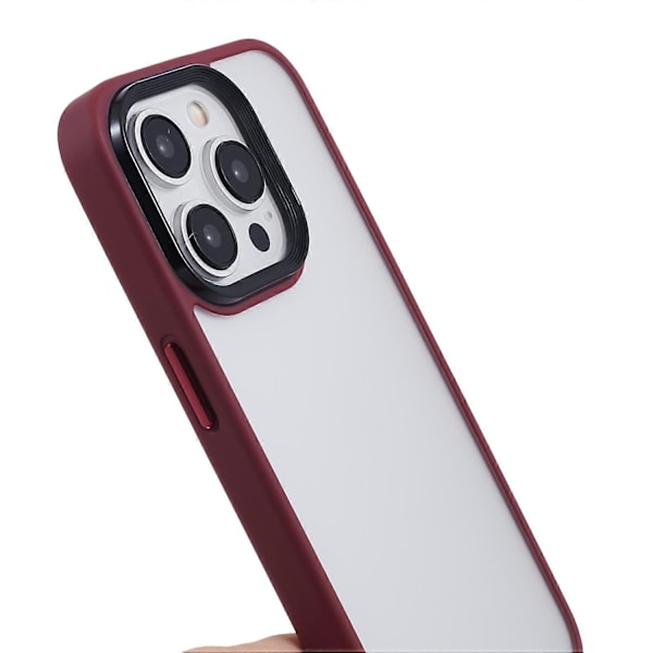 FULEXIN TPU+Akrylskal för iPhone 15 Pro, Falltåligt Telefonskal Hudvänligt Baksida Multicolor Style E