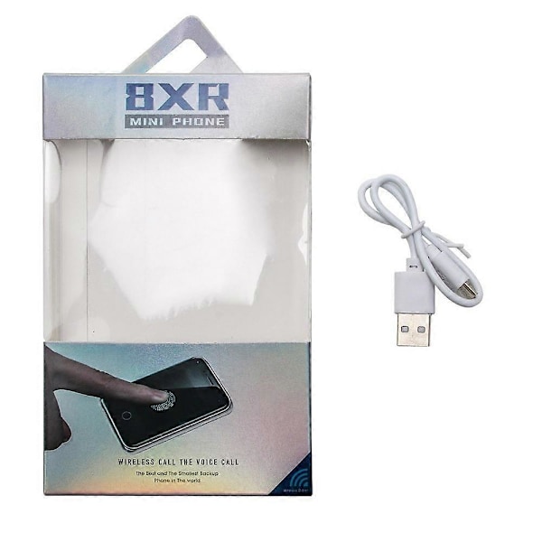 8XR 1,77-tommer Mini Mobiltelefon Dual SIM Dual Standby Touch Screen Mobiltelefon Multicolor Style C