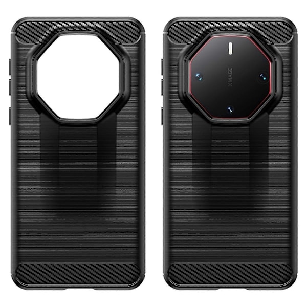 För Huawei Mate 60 RS Ultimate Mobilskal Kolfibertextur TPU Mobilskal Multicolor Style A