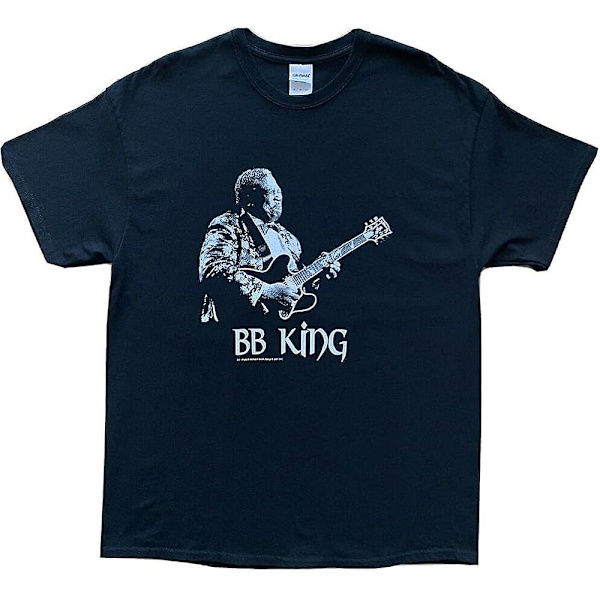 Bb King Vintage Paita Xl Musta Jazz Blues Bändi Kiertue T-paita Winterland Brockum Black 3XL