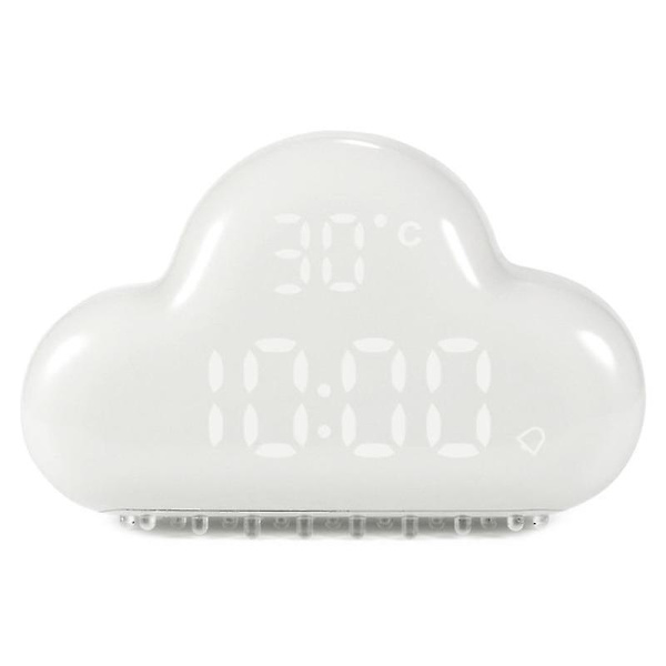 Sky Clock Alarm Skyformet Magnetisk Clock Alarm Multifunktionelt Ur Med Stærk Magnet Viser LED Tid/dato