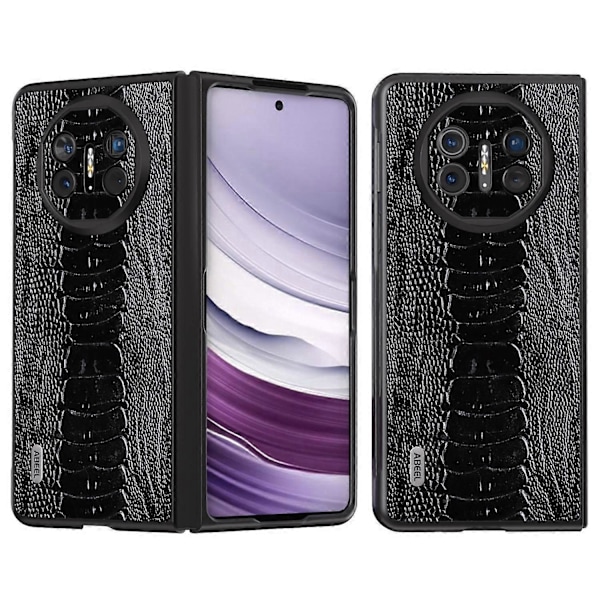 Skal för Huawei Mate X5 Krokodiltextur Äkta Läder+TPU+PC Mobilskal Multicolor Style A
