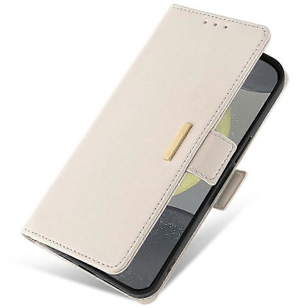 Læder Wallet Case med RFID-blokering og stativfunktion samt håndrem til Samsung Galaxy S25 Multicolor Style C