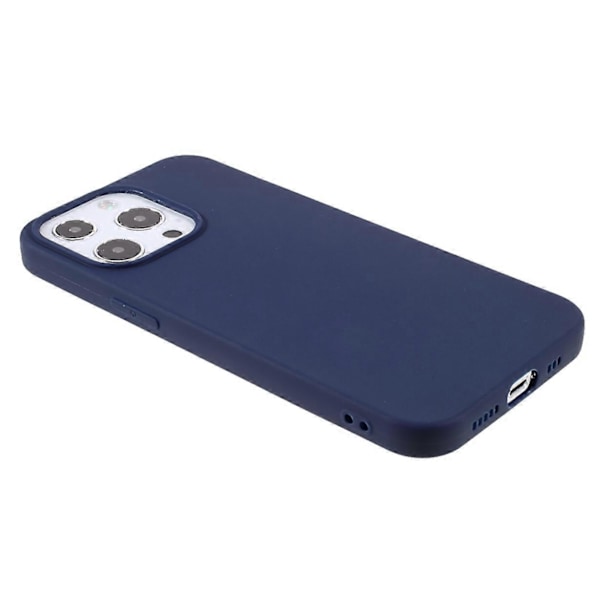 För iPhone 13 Pro 6.1 tum Slim Surface Layer Slät Matt Mjuk Flexibel TPU Skal Multicolor Style E
