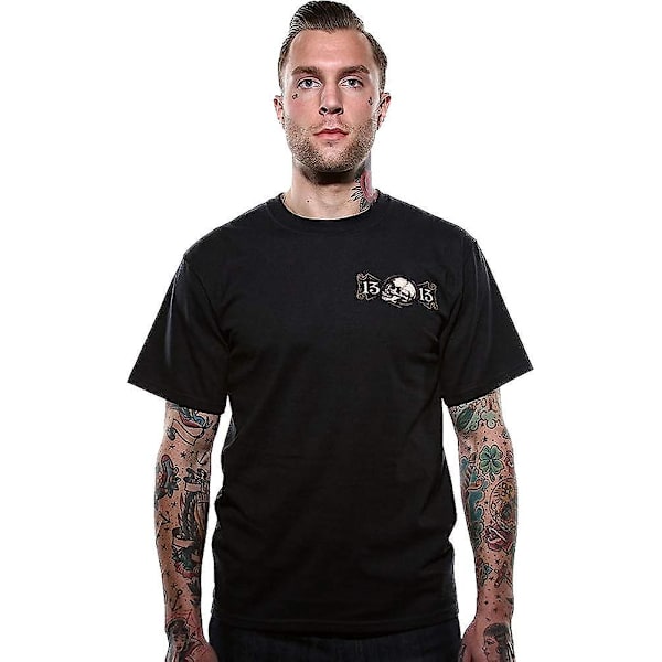 Lucky 13 Herrkläder Aldrig dör T-shirt Svart M