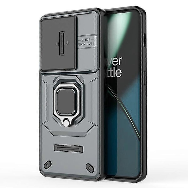 OnePlus 11 5G -kotelo, liukulinssisuoja, rengaspidike, PC+TPU-puhelinkuori Multicolor Style D