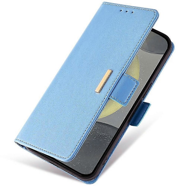 Læder Wallet Case med RFID-blokering og stativfunktion samt håndrem til Samsung Galaxy S25 Multicolor Style B