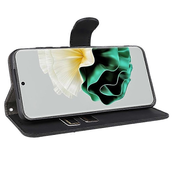 Plånboksfodral för Huawei P60/P60 Pro PU Läder Hudvänligt Ställ Folio Stöttåligt Skydd