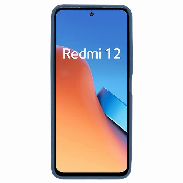 Repskyddande telefonfodral för Xiaomi Redmi 12 4G, fiberfodrad gummerad TPU-skal Multicolor Style E