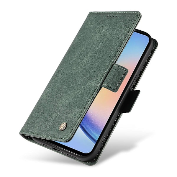 YIKATU YK-005 Samsung Galaxy A34 5G -puhelimelle, ihonmyötäinen suojakotelo, jalustallinen PU-nahkalompakko Multicolor Style D