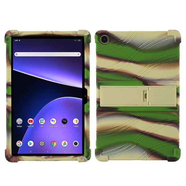 Cover för Realme Pad 10,4-tums, Pc Kickstand Reptåligt mjukt case Camouflage